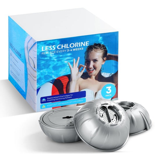 CGECGE Hot Tub Cartridges Replacement for Frog Ease Floating System UP to 600 Gallons,3 Packs