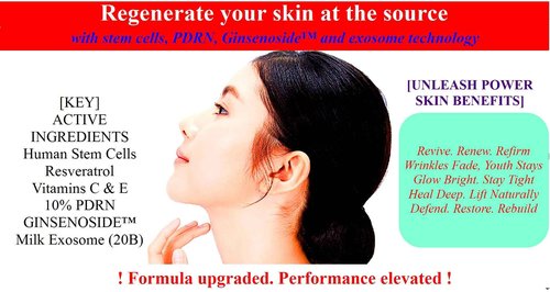 WHITESILK (85%) Human Stem Cell & (10%) PDRN Anti-Aging & Repair Ampoule Serum (12 Vials, 120ml) for Youthful, Radiant Skin!