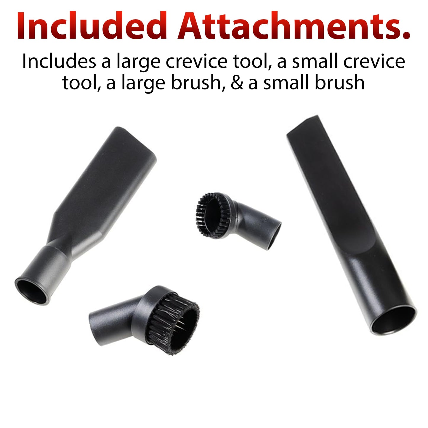 Adam's Polishes Cyclonic Vacuum Cleaner Premium Car Detailing Vacuum for Garage, Shop, Home | Powerful Suction, Lightweight, Portable, Heavy Duty | 4 Attachments Included