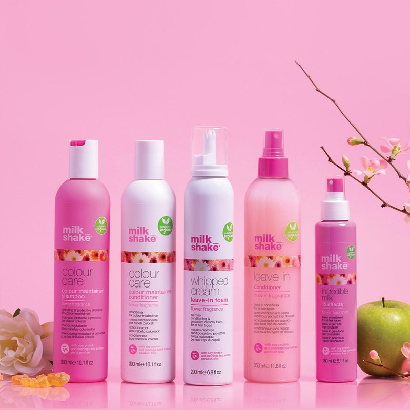 milk_shake leave in conditioner – flower fragrance | daily detangling spray for color-treated hair | hydrates, softens & protects with soy proteins & hyaluronic acid 2.5 fl.oz (75ml)