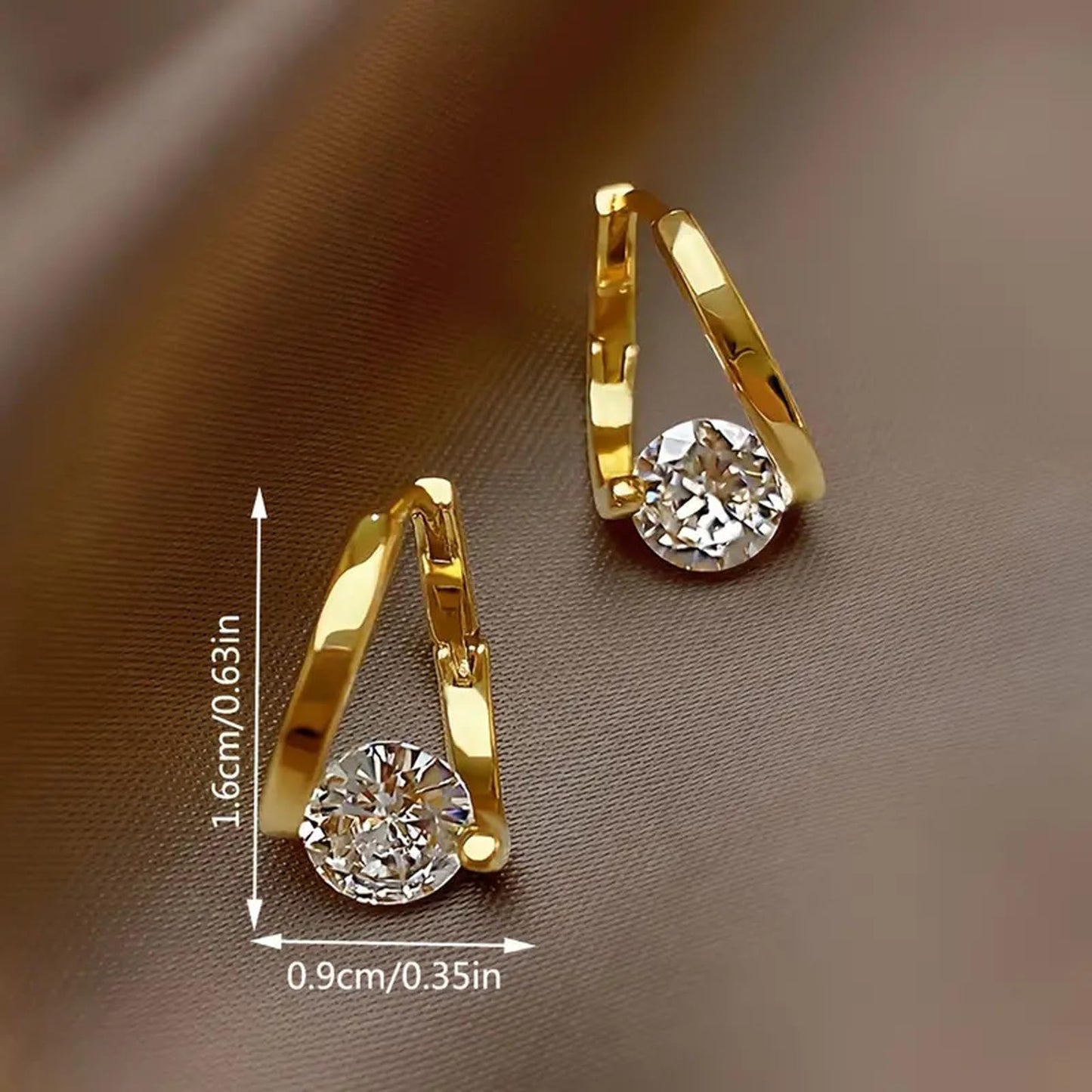 Lymphatic Earrings for Women Negative Lon Lymph Detox Earrings Lymphvity Germanium Earring Drainage Slimming Jewelry Gift (Gold1)