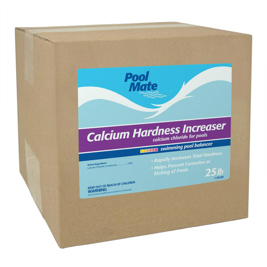 Pool Mate 25-Pounds Premium Calcium Hardness Increaser for Pools, 100% Calcium Chloride