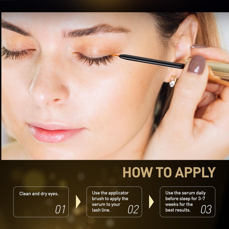 Eye Lash Serum for Eyelash -Rapid Growth Advanced Eye Lash Serum With Irritation-Free Formulate for Natural Lashes and Eyebrows