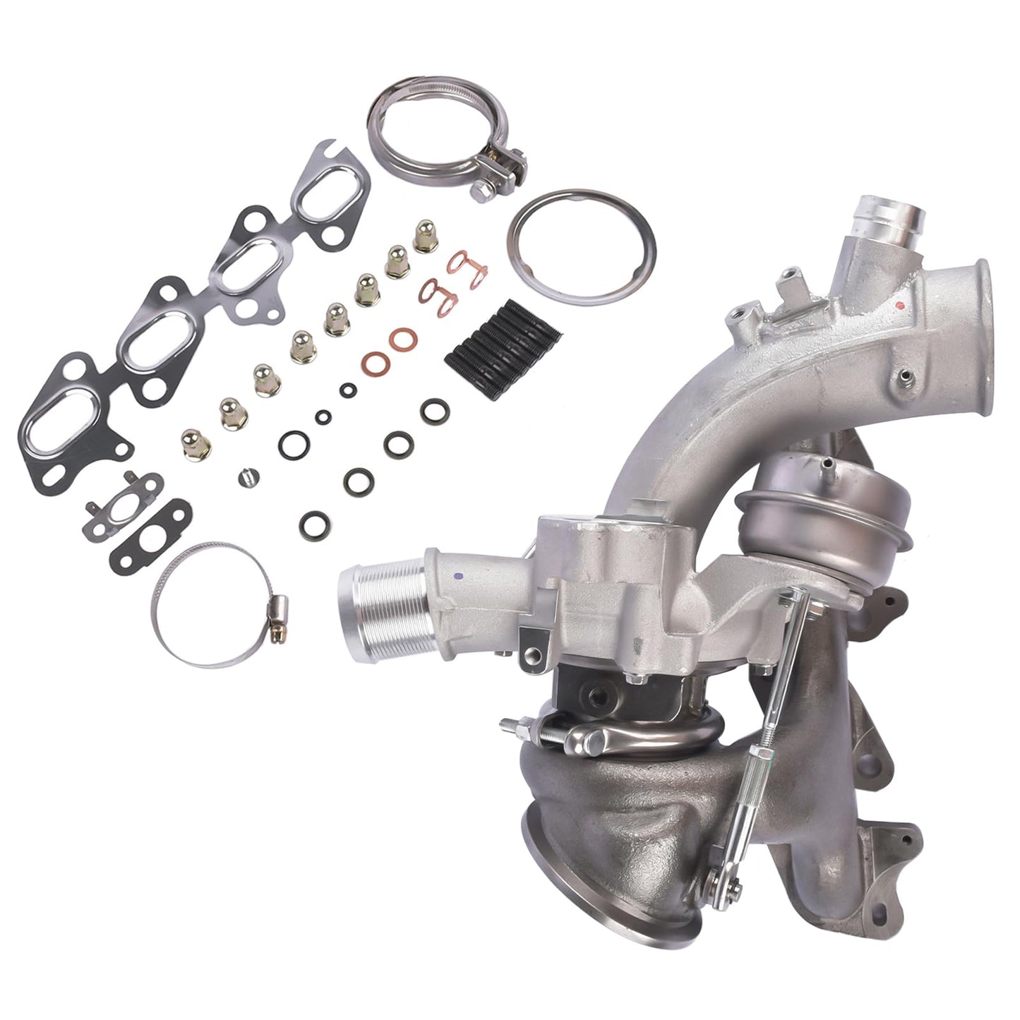 TEKKOAUTO 667-203 55565353 Turbo Charger Turbocharger Kit Compatible with 2011-2018 Chevy Cruze Sonic Trax Buick Encore 1.4L Engines 55565355