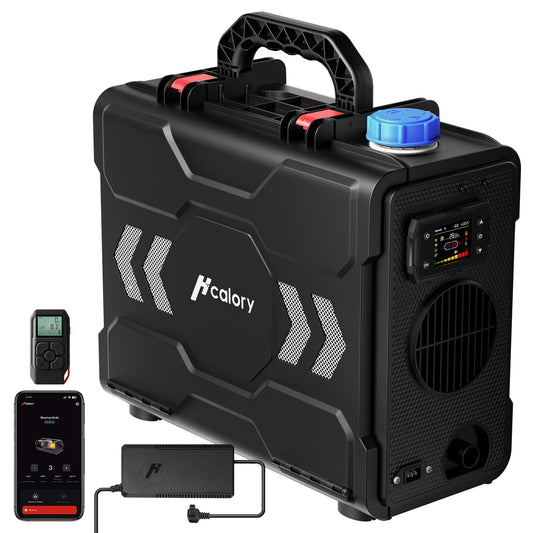 8KW Diesel Heater, 6L Toolbox 2S Plus Portable Diesel Air Heater All in One 110V/12/24V with App Control, Wireless Temperature Sensing and Altitude Mode for RV Garage Camper