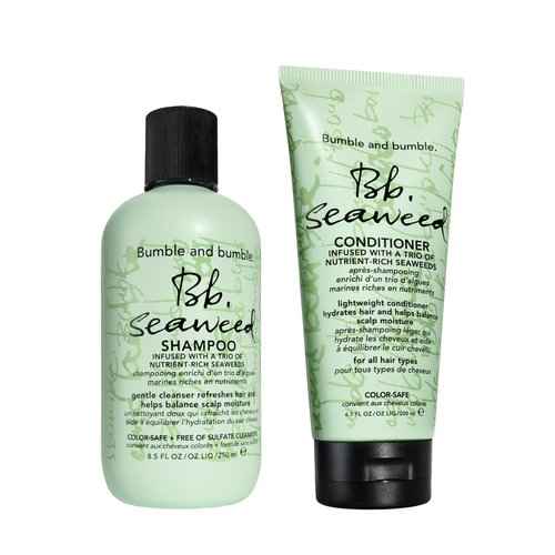 Bumble and bumble. Seaweed Nourishing Shampoo + Conditioner Full Size Set | For Fine-to-Medium Hair or Daily Washer | Sulfate-Free + Color Safe| Anti Frizz, Color Safe + Detangler
