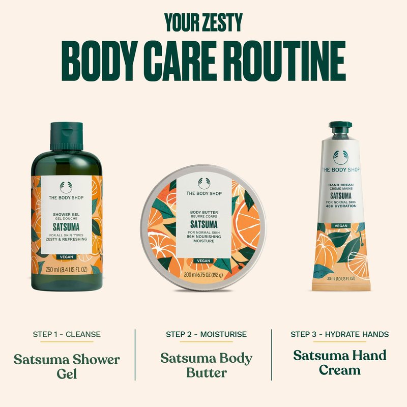 The Body Shop Satsuma Shower Gel, 25.3 Fl Oz