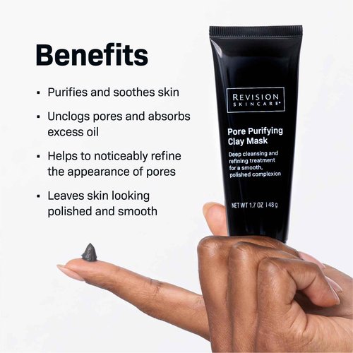 Revision Skincare Pore Purifying Clay Mask, Pore Cleanser with Salicylic Acid for Polished, Smooth Skin, 3 oz
