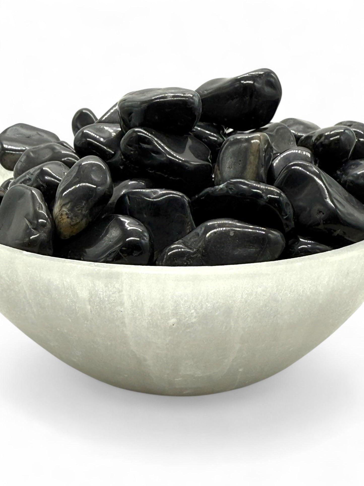Pachamama Essentials Black Onyx Tumbled - Healing Stone - 20-25mm (1)