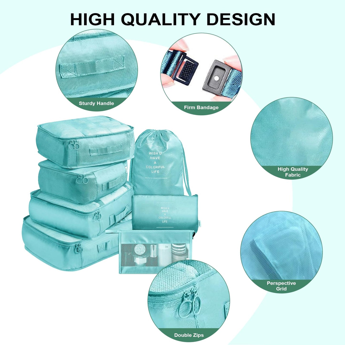 11 Set Packing Cubes for Travel,Gifts for Women Mom,Anti-Tearing Suitcase Organizer for Luggage with Shoe & Hanging Toiletry Bag, Toiletries Travel Bottles, 3 Portable Toothbrush Cases, Green