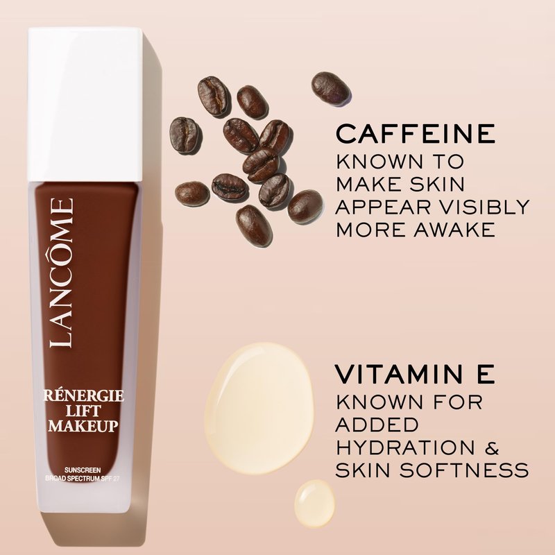 Lancôme Renergie Lift Makeup Foundation - Lightweight & Hydrating Formula, Medium-Full Coverage, SPF 27, Anti-Aging, Lifting & Firming, Up to 12H Wear - 550