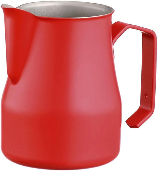 Motta Europa Milk Jug, Professional Non-Stick (25.4-Floz, Red)
