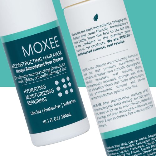 SUDZZFX Nyrvana Purifying Shampoo, 10.1 Fl Oz and Moxee Reconstructing Conditioner, 10.1 Fl Oz
