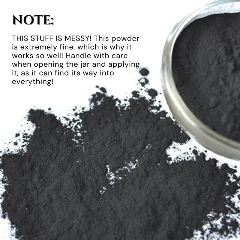 Organic Charcoal Powder by Schizandu - Activated Charcoal Natural, Vegan, Organic, GMO Free - Large Bottle 25 oz Powder