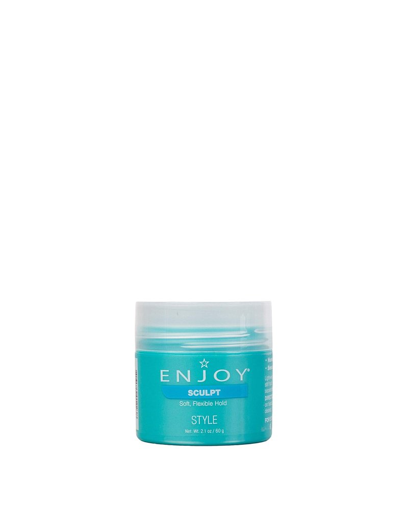 Enjoy Sculpt, Creamy Lightweight Sculpting Cream, Medium Flexible Hold, Humidity-Resistant, Soft Definition & Medium Shine, 2.1 oz