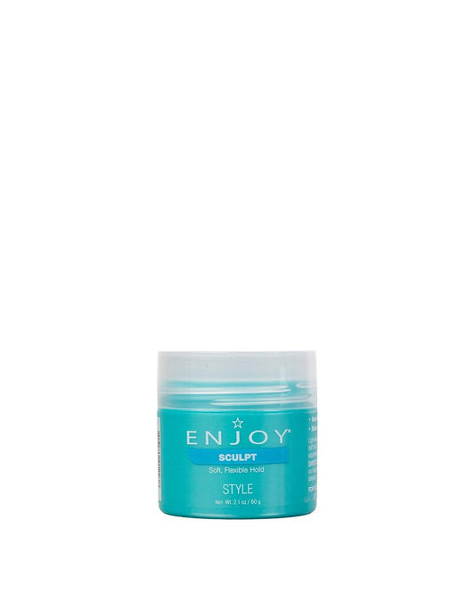 Enjoy Sculpt, Creamy Lightweight Sculpting Cream, Medium Flexible Hold, Humidity-Resistant, Soft Definition & Medium Shine, 2.1 oz