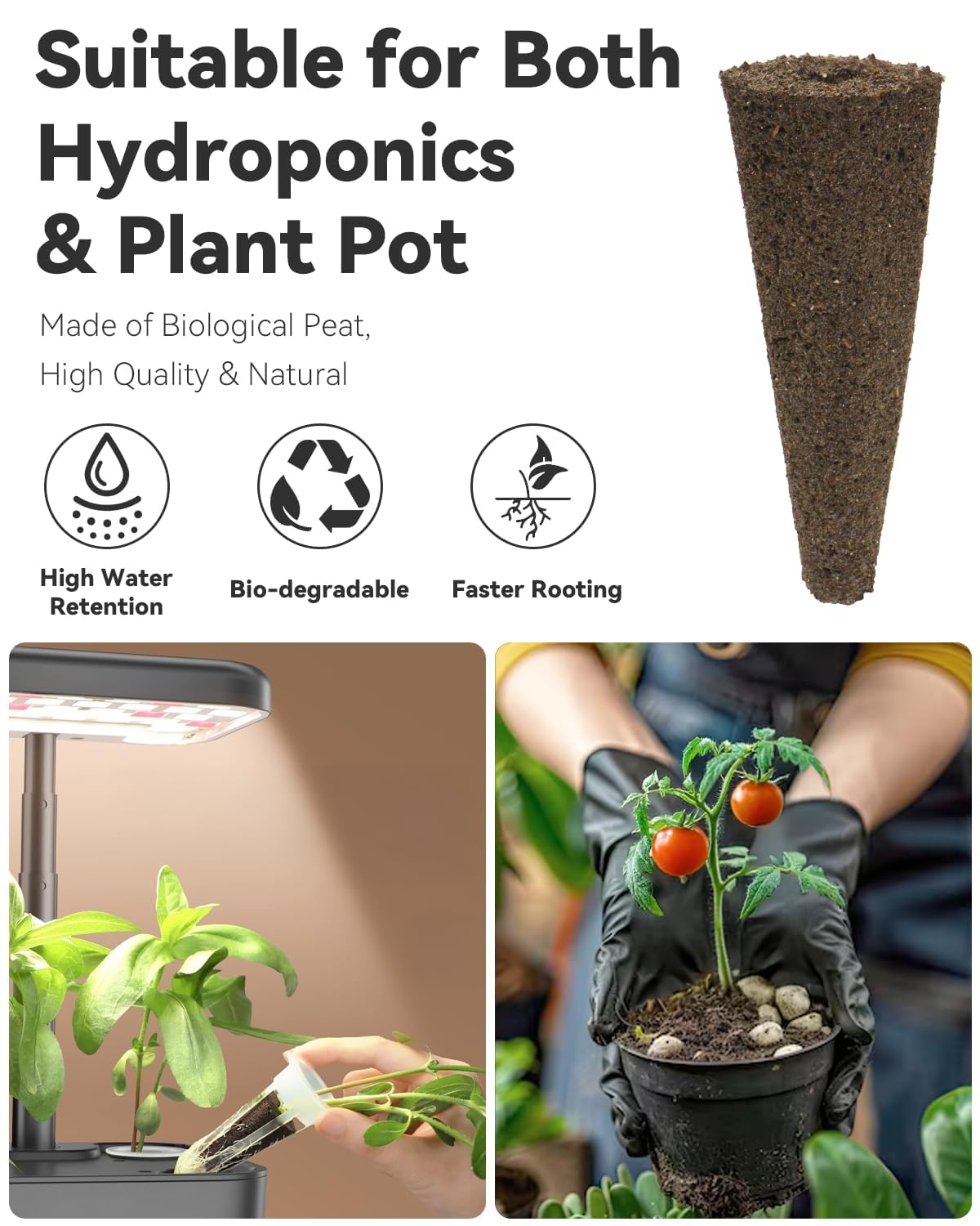LYKOCLEAN 8-pod Fruits Seeds Pod Kit for AeroGarden, iDOO, Ahopegarden Hydroponics Growing System, 350+ Seeds (Include Red Strawberry, Tomato, Green Pepper, Eggplant, Peas, Cucumber, Okra, Pumpkin)
