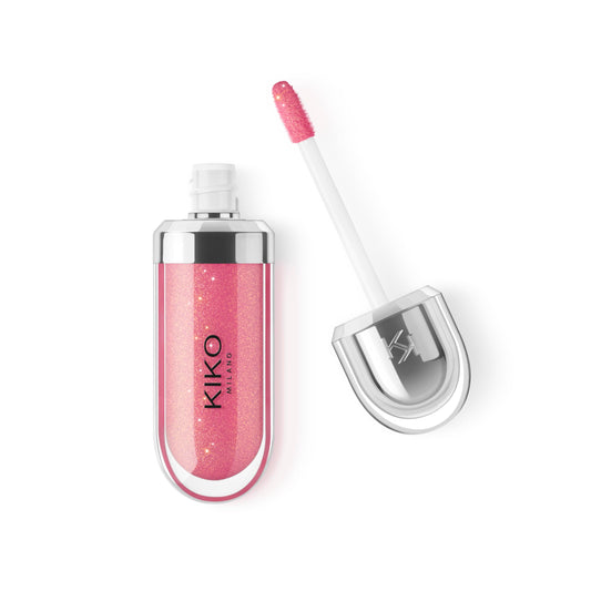Kiko Milano 3D Hydra Lip Gloss – High Shine, Hydrating, Plumping, Non-Sticky, Moisturizing Lip Makeup – 33 Pearly Watermelon – 6.5ml