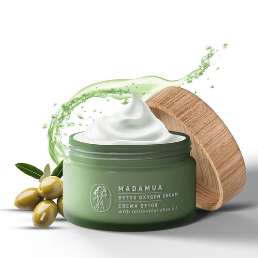 MADAMUA Detox Antioxidant Moisturizer Face Cream - Natural & Organic Face Moisturizer for Women | Lightweight Hydrating Daily Facial Lotion for Dry Skin | Anti Aging Night & Day Cream for Skincare