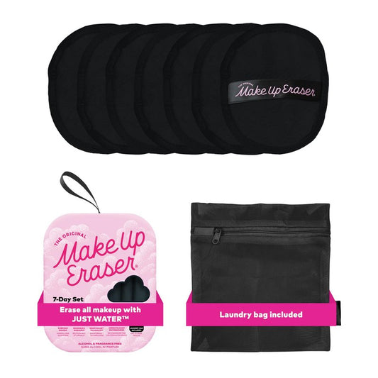 The Original MakeUp Eraser 7-Day Set, Erase All Makeup With Just Water, Including Waterproof Mascara, Eyeliner, Foundation, Lipstick, Sunscreen, and More! Mocha, 7ct.