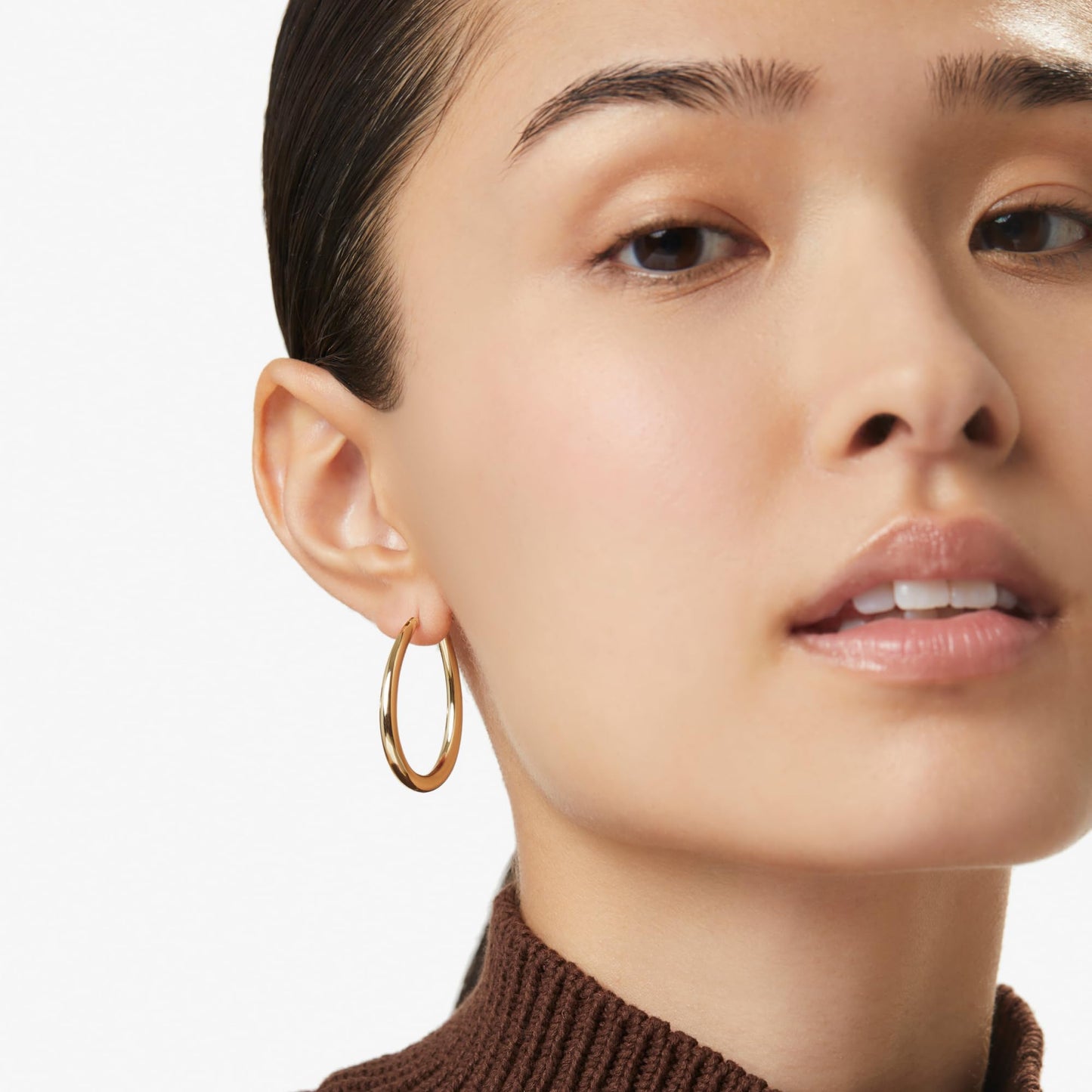 Ana Luisa Jewelry Hoop Earrings for Women - Trendy 14K Gold Plated and Silver Rhodium Plated Hoops - Chunky, Thin, Dome, Drop and Safety Pin Assorted Styles - Hypoallergenic, Tarnish-Free