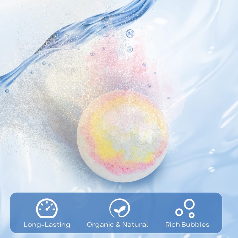 Pahxu Bath Bombs 20 PCS Set, Organic Bath Bombs with Natural and Safe Essential Oil, Handmade Rich Bubble for Skin Moisturizing, Present for Her/Him, Girls, Women, Wife, Mother