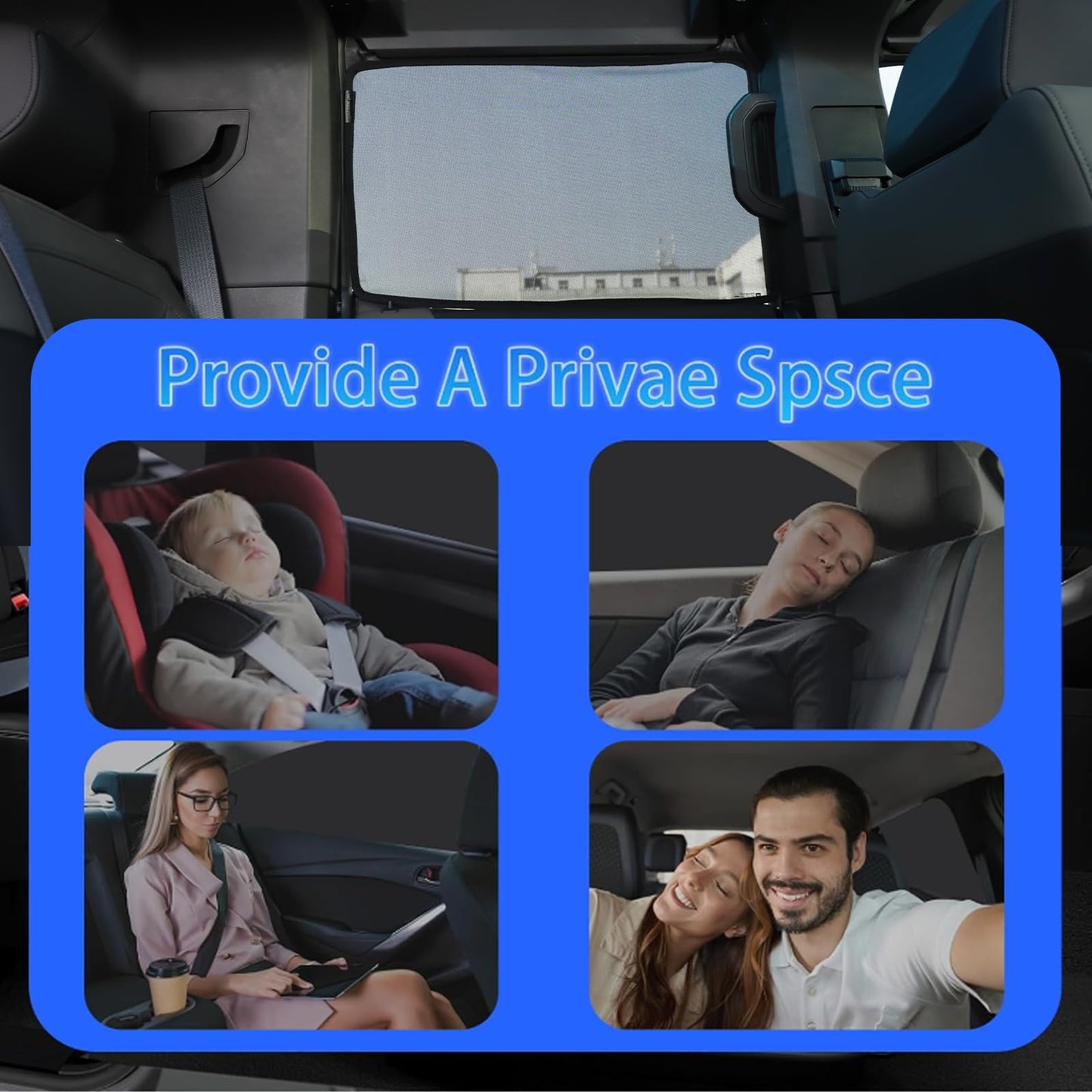 for Hummer EV SUV Accessories Car Side Window Shades&Rear Window Full Sun Shades Kit 8PCS Glare Breathable Car Privacy Curtains Block Light for Hummer EV SUV 2024-2026 (Foldable Heat Insulation Film)