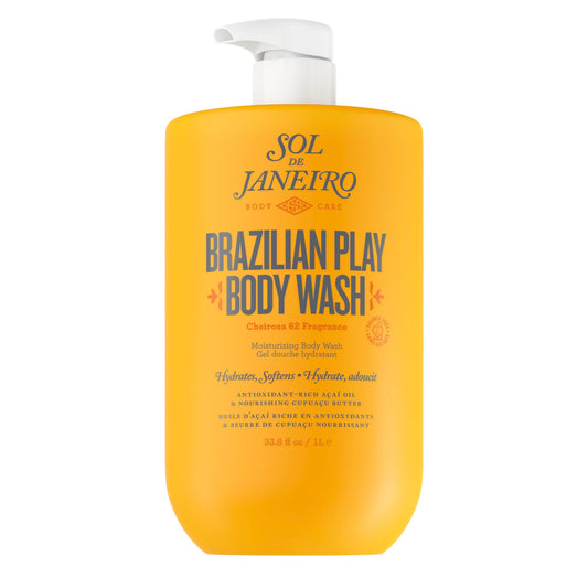 Sol de Janeiro Brazilian Play Body Wash | Moisturizing Shower Gel in Cheirosa 62 Scent