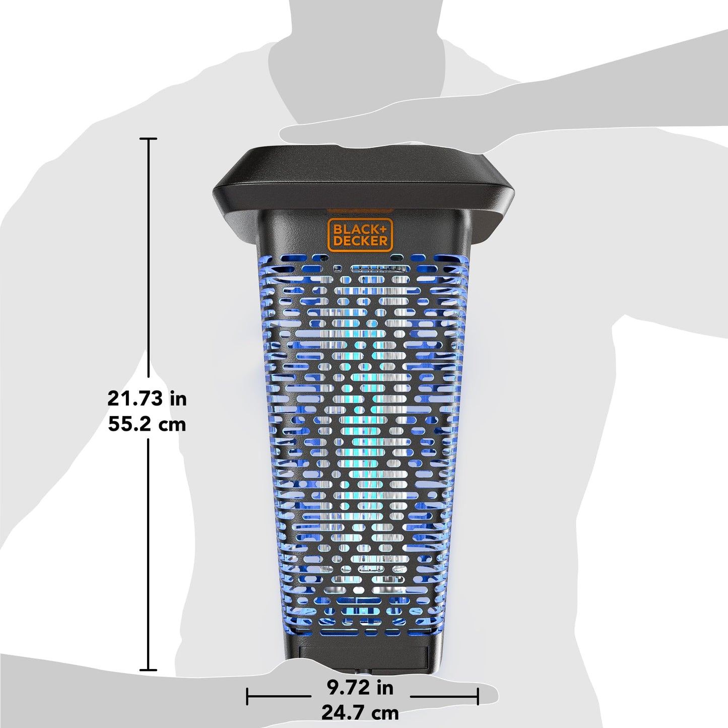 Bug Zapper & Fly Trap-Mosquito Repellent- Gnat Killer Outdoor & Indoor Electric UV Bug Catcher for Insects- 2 Acre Coverage for Home, Deck, Garden, Patio Commercial Strength