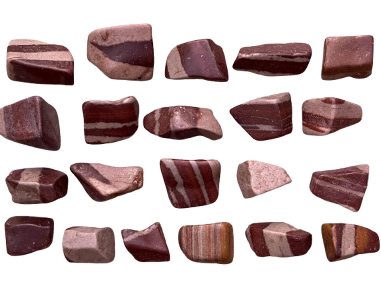 GAF TREASURES 5 Pcs Shiva Lingam Tumbled Stones, Polished Shiva Lingam Gemstone, Shiva Lingam Healing Crystals (Shiva Lingam)