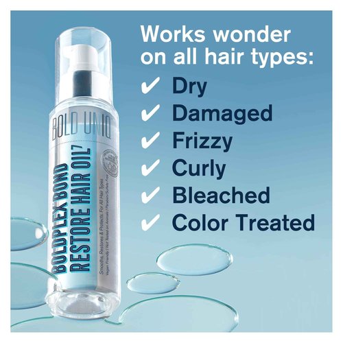 BoldPlex Complete Collection for Dry, Damaged Hair - Bond Restore Treatment, Shampoo & Conditioner, Hair Serum, and Oil - Repair, Condition, Hydrate, Protect