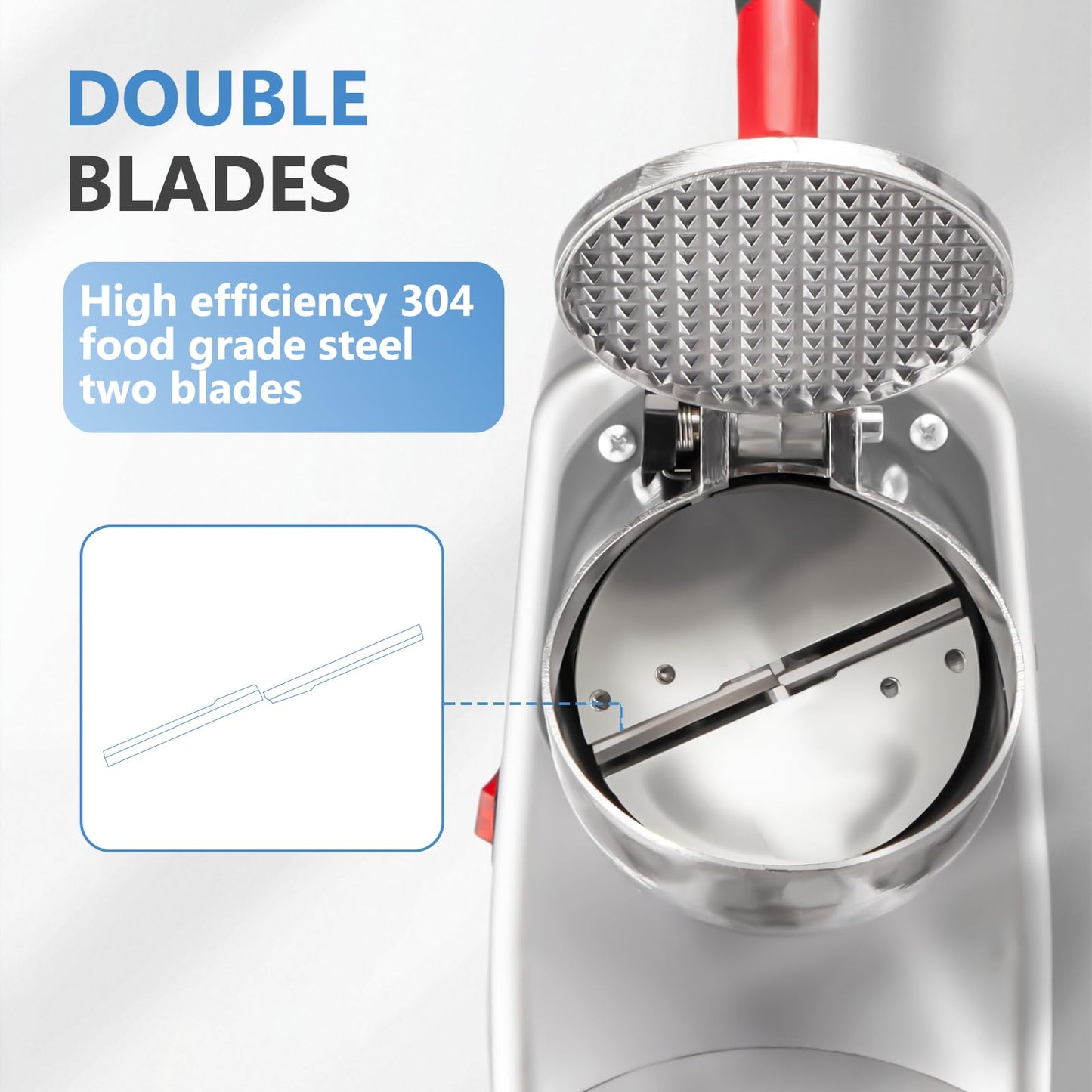 YODHOSA Electric Ice Shaver 300W Snow Cone Maker Machine 143lbs/hr Shaved Ice Machine Stainless Steel Kitchen Electric Ice Crush with a Free Ice Pick and Ice Cube Tray
