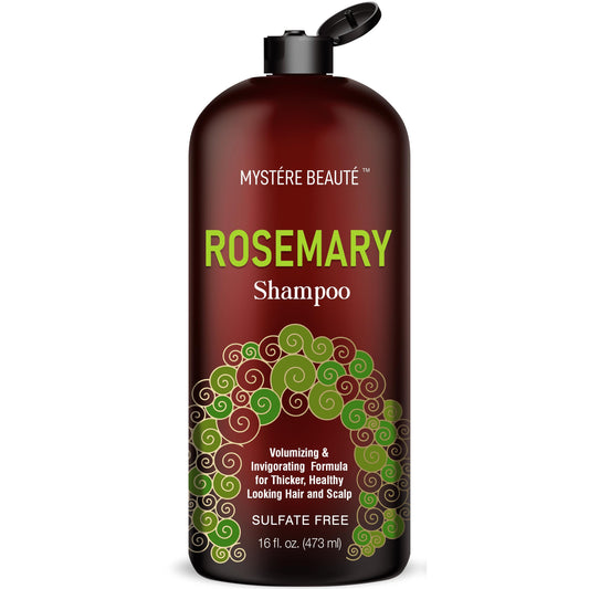 Rosemary Shampoo - Rosemary Shampoo for Hair Growth Organic - Promotes Hair Growth & Scalp Health - Volumizing Formula for Thicker Healthier Hair - Sulfate & Paraben Free, for Men Women - 16 fl oz