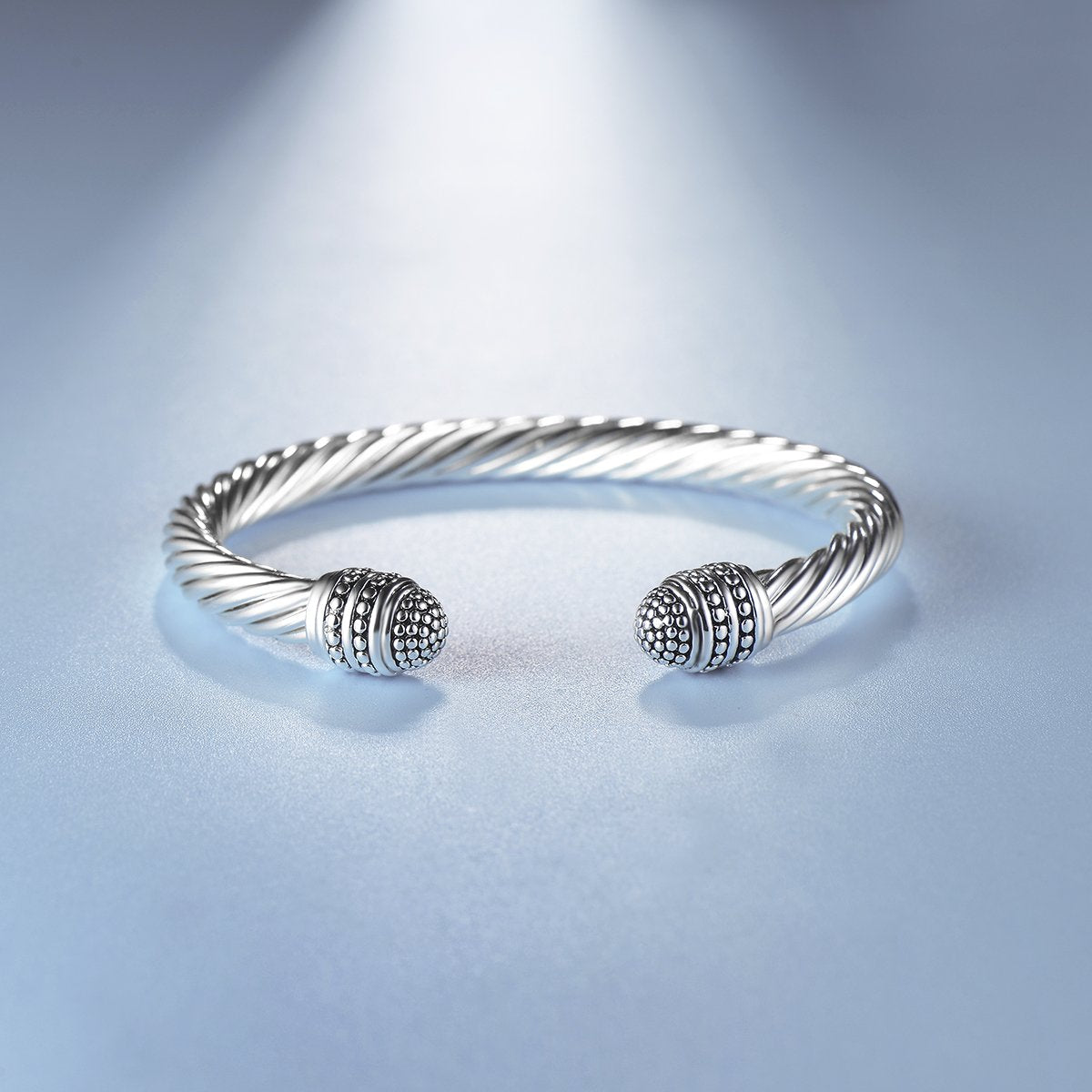 UNY JEWEL Women Luxury Inspired Bracelet Fashion Jewelry Classic Signature Twisted Cable Wire Bangle Elegant Beautiful Valentine Mothers day Gift