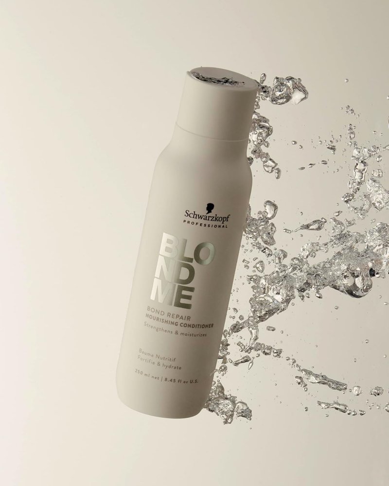 BlondMe Bond Repair Conditioner for Blonde Hair - Moisturizes, Softens & Detangles | Lightweight Formula for Lightened & Grey Hair