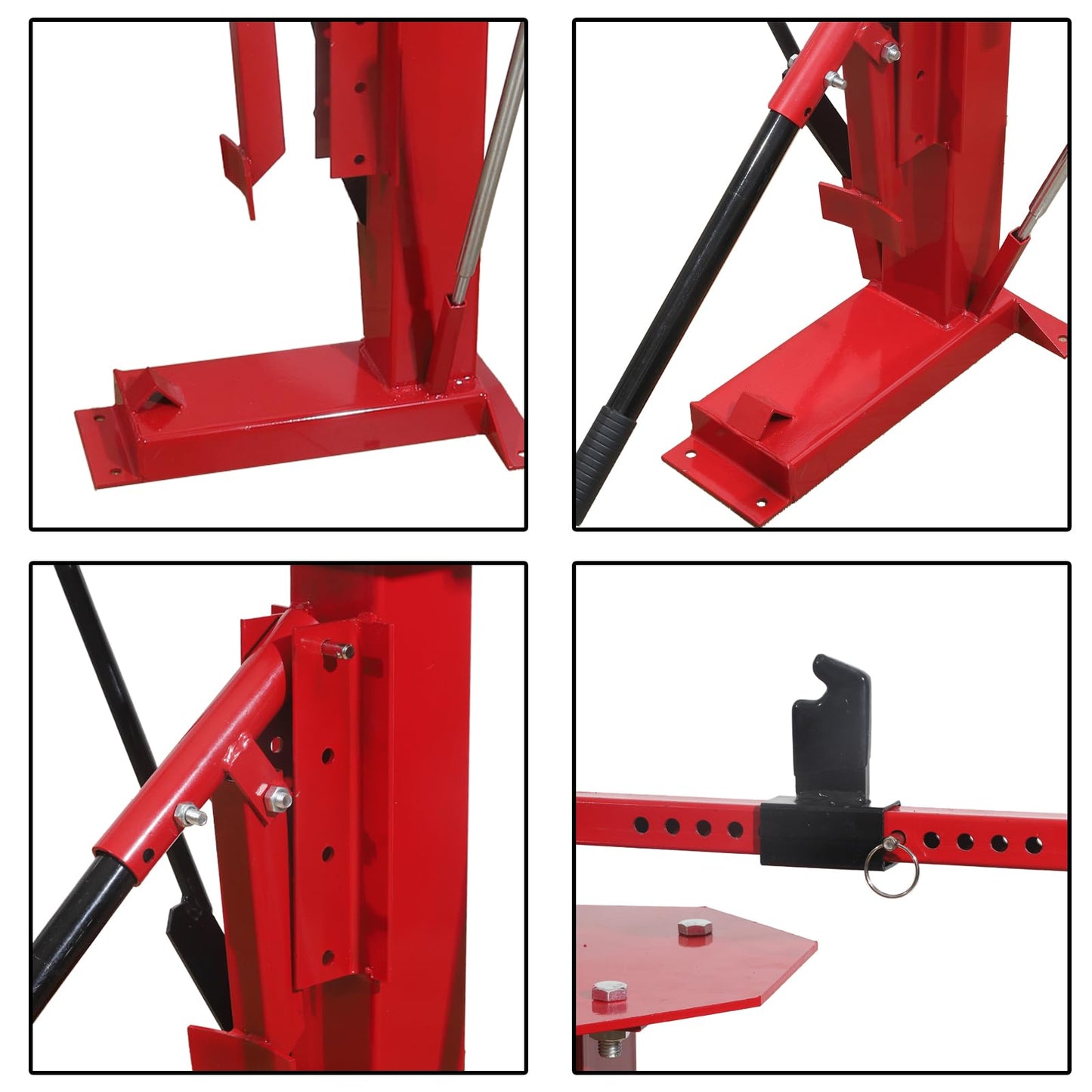 GETTKAOR Portable Steel Multifunctional Manual Tire Changer Machine, Hand Tire Bead Breaker for Motorcycles, Go-Karts, Trailers, Bikes, ATVs, Trucks with Rim Sizes from 4" to 16.5"