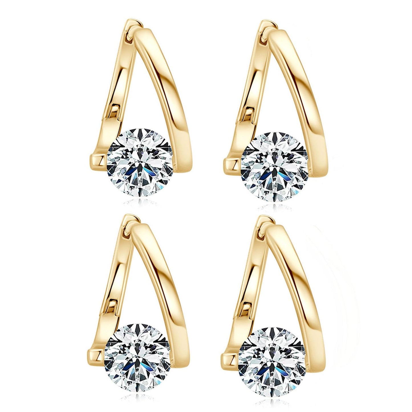 Angyape Halolux Lymphvity Germanium Earrings, Atheniz Halolux Lymphatic Germanium Earrings Lymphatic Drainage Earring Jewelry Gifts for Women（Gold Gold）
