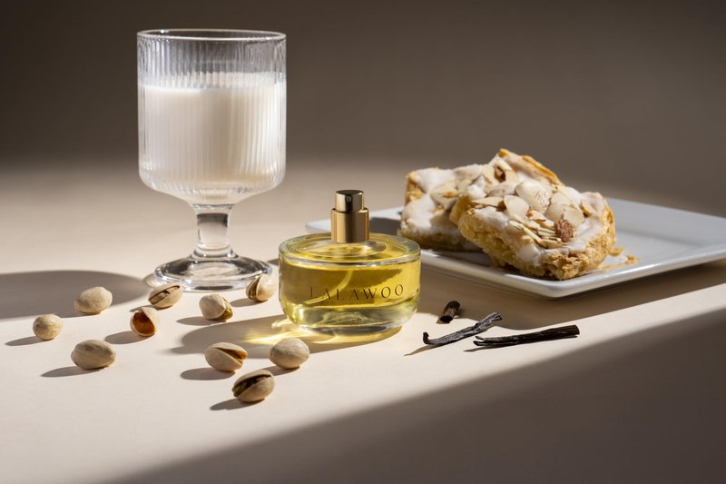 DefineMe Lalawoo Perfume, 1.7 fl oz, Gourmand Fragrance with Pistachio, Vanilla & Caramel Notes, Perfumes for Women