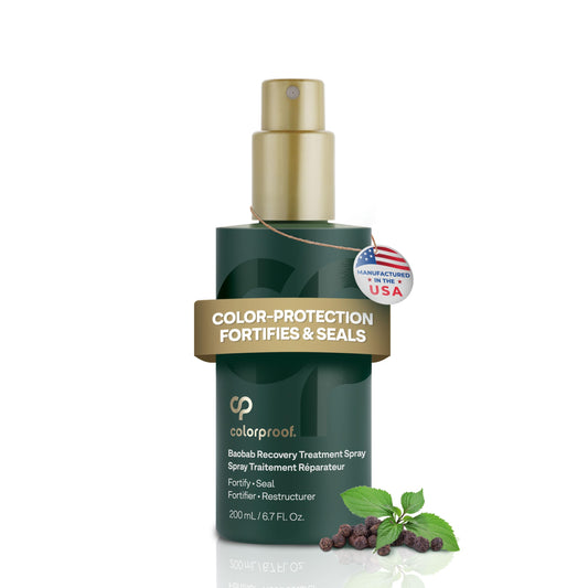 Colorproof Baobab Recovery Hair Treatment Spray 6.7 Fl. Oz. Hair Recovery Spray, Baobab Fruit Spray for Damaged, Color-Treated Hair w/Peppercorn Patchouli Scent
