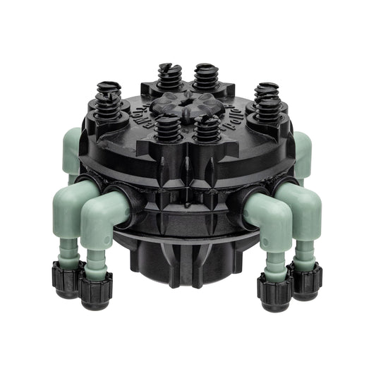 20-Pack Orbit 67000 8 Port Adj Flow Drip Manifold, Single