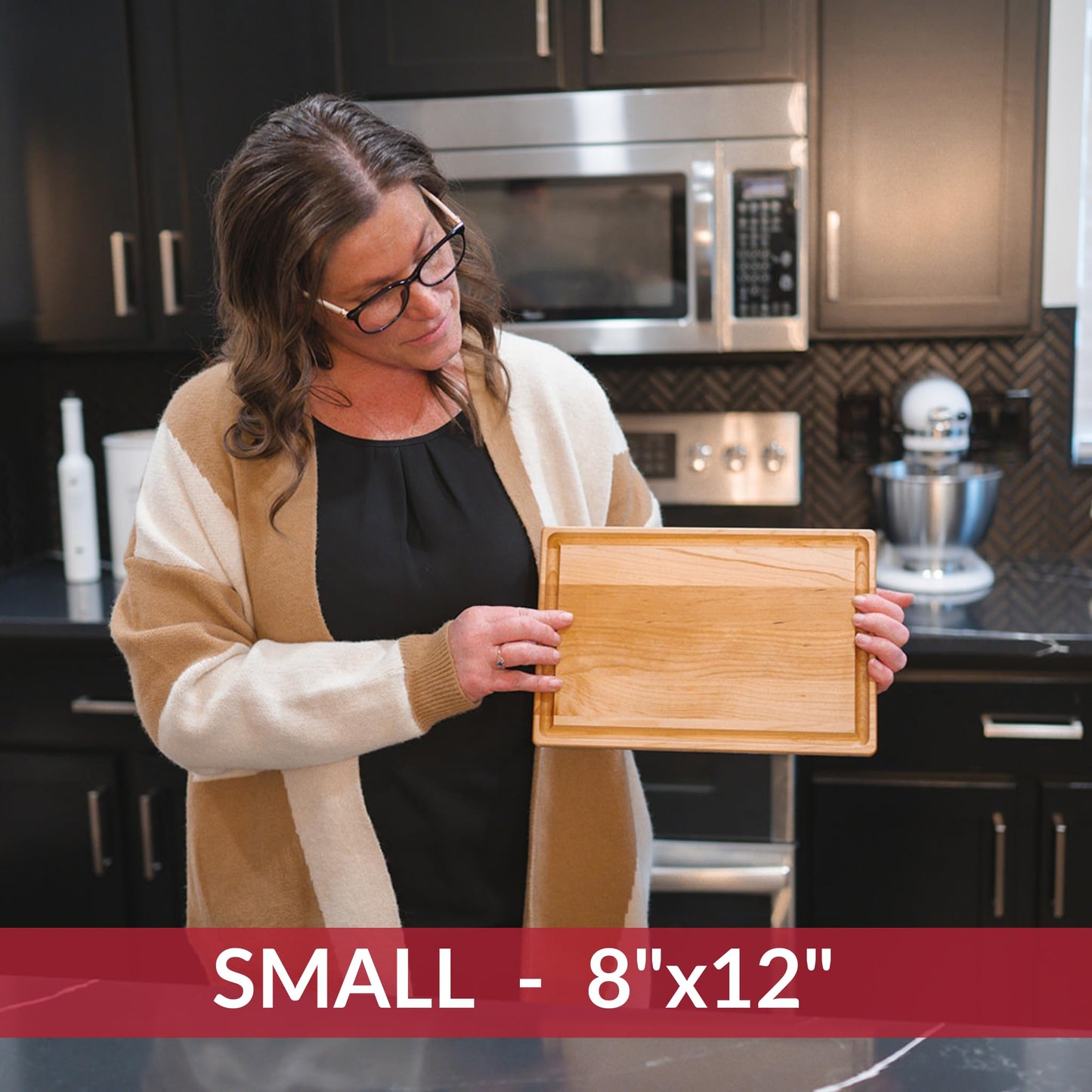 Medium Maple + Small Maple + Cutting Board Holder 3 Slots