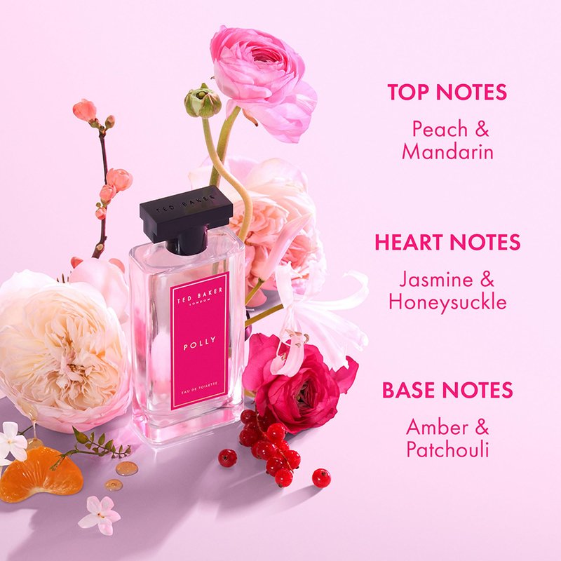 Ted Baker Miniatures Handbag Gift Set for Women, 3 x 15ml Eau de Toilettes Elodie, Polly and Kasia, Fruity Floral & Amber Miniatures in a Deluxe Handbag Box
