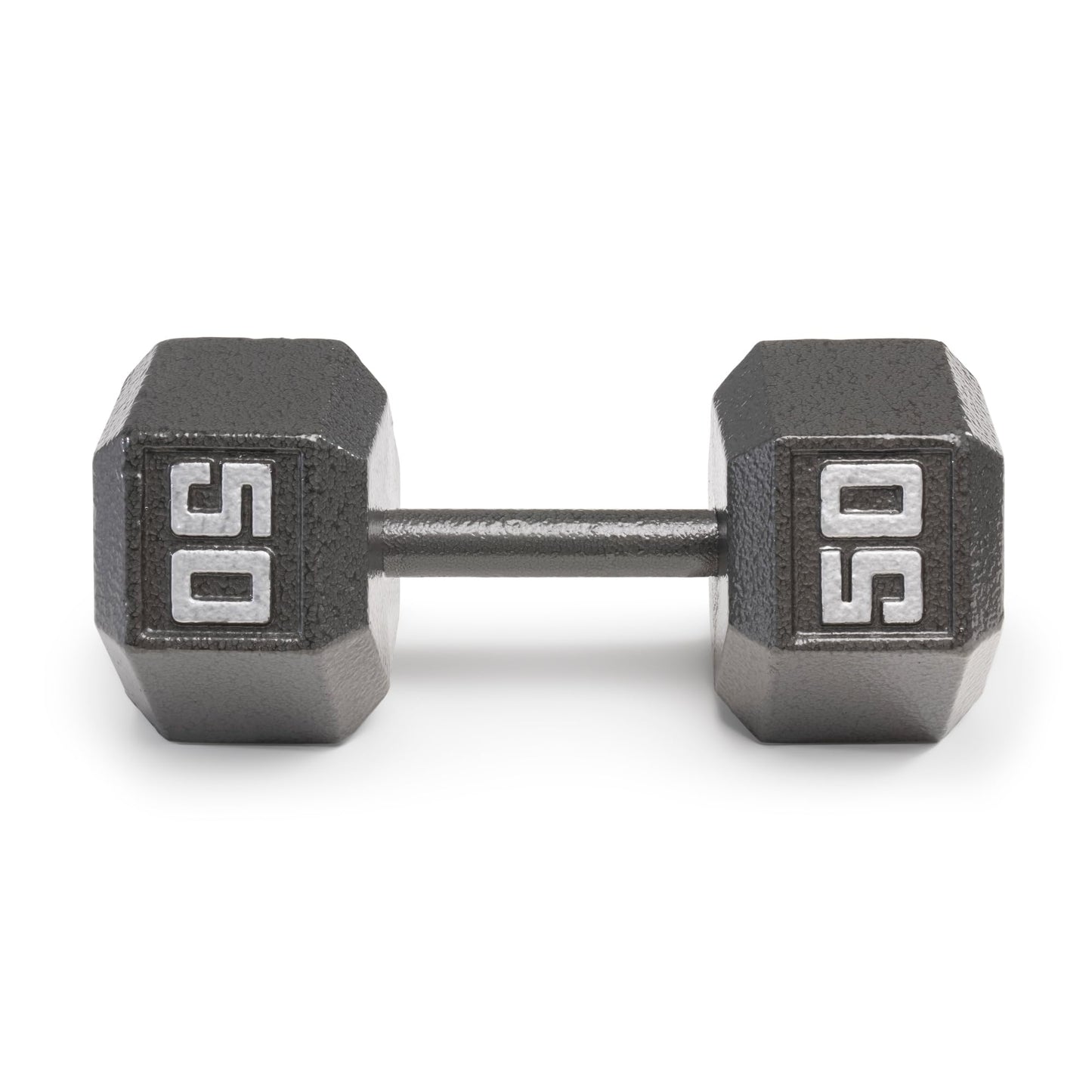 Marcy 50lb Cast Iron Hex Dumbbell, Single, IV-2050