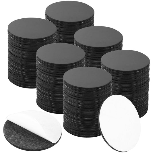 Aertiavty Round Magnets with Adhesive Backing, 120 Pcs 2" Fridge Magnets, Adhesive Magnet Dots, 80 Mil Sticky Magnets for Whiteboard, Refrigerator, Crafts, Easy Peel and Stick