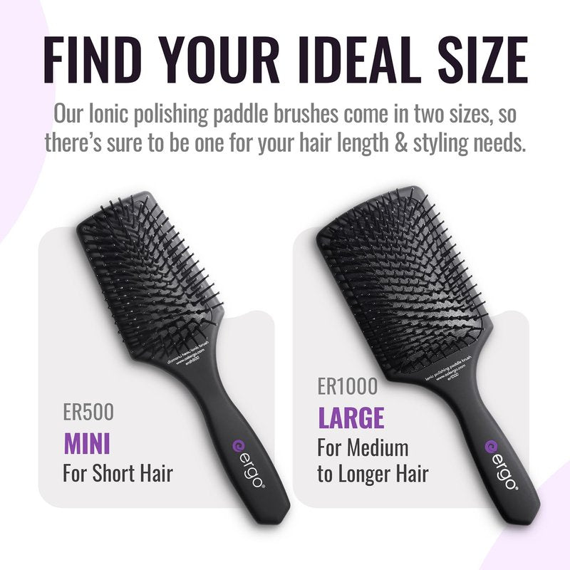 ERGO Professional Ionic Polishing Paddle Brush