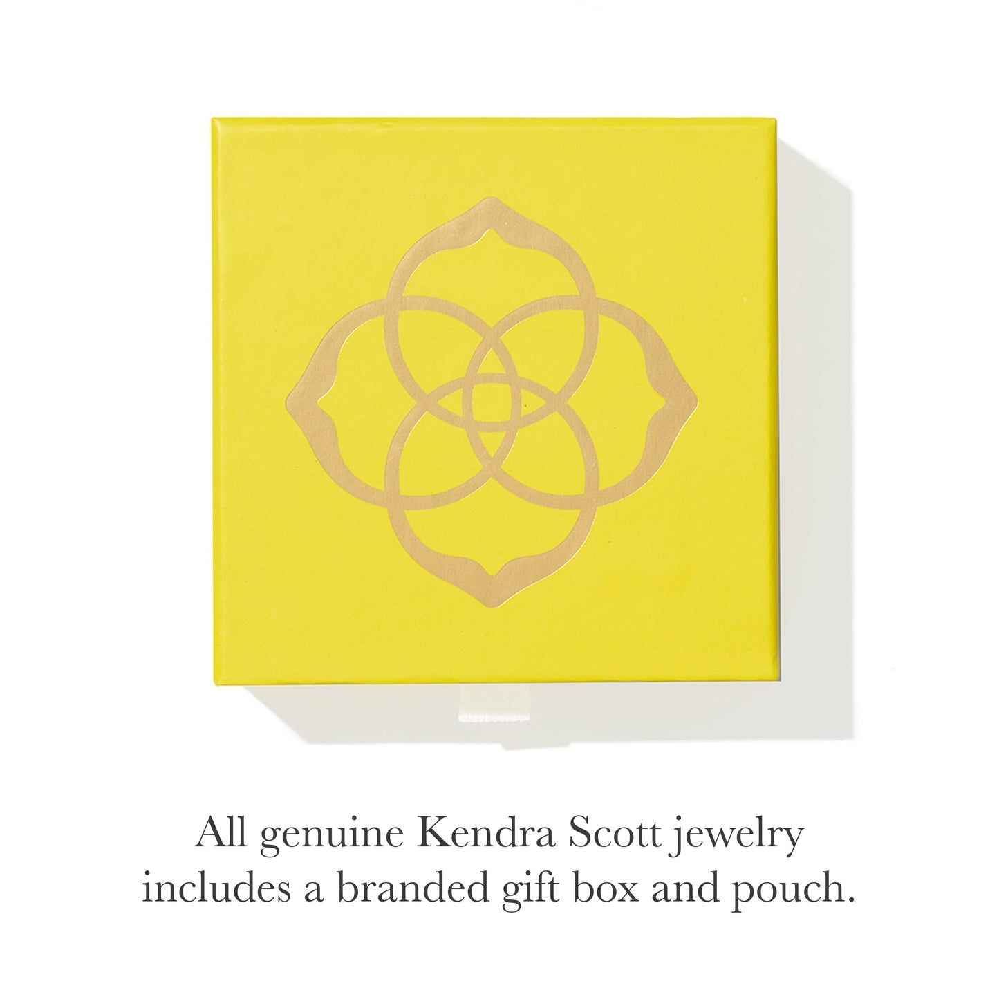 Kendra Scott Elisa Enamel Frame Paperclip Necklace, 14K Gold-Plated Brass, Fashion Jewelry for Women, Bright Pink Illusion