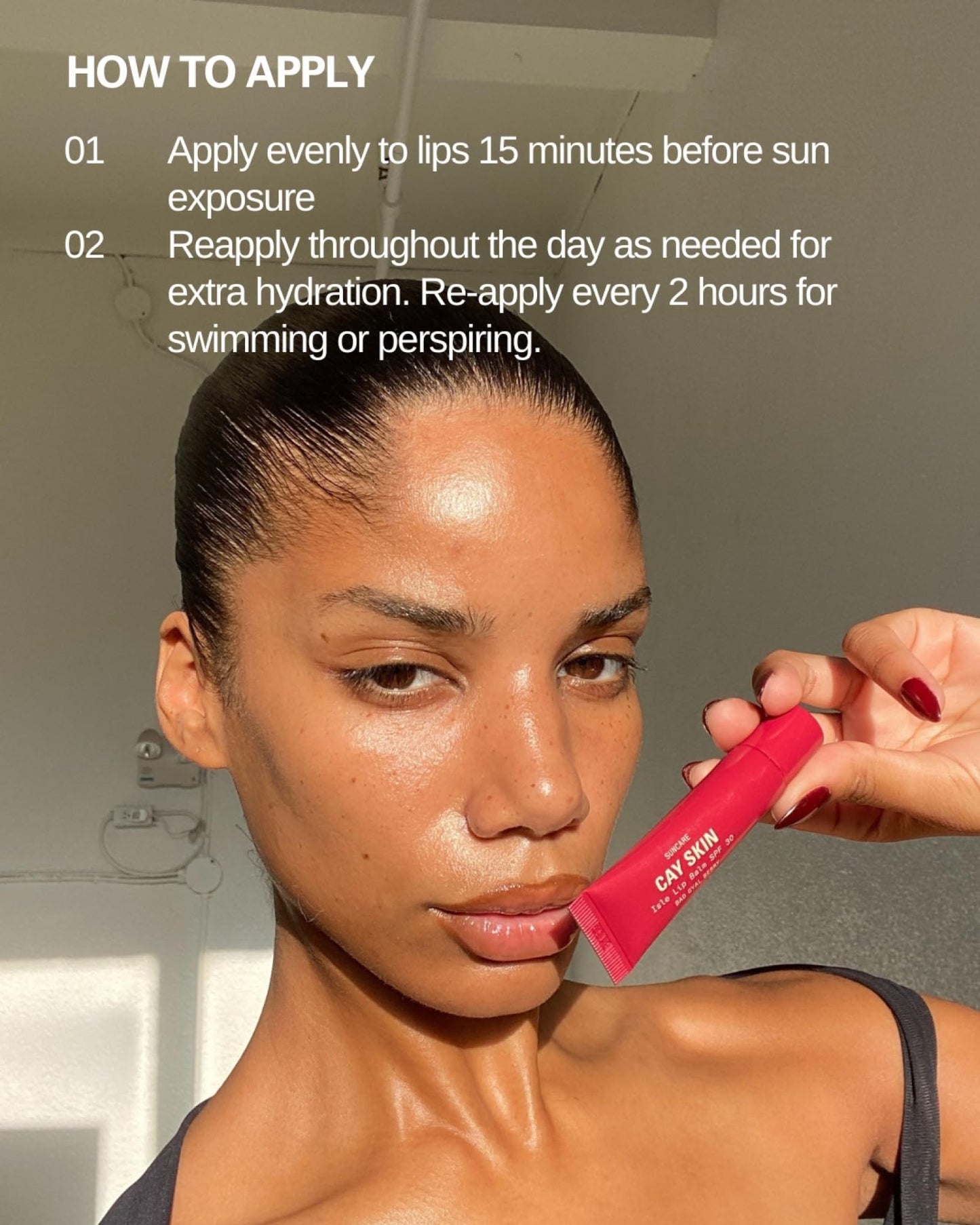 Cay Skin Isle Lip Balm SPF 30 – High Shine, Hydrating + Sheer Lip Gloss in Vanilla Brown Sugar Flavor – Formulated with Natural Ingredients for All Skin Tones – Cocoa Cabana, 0.35 oz