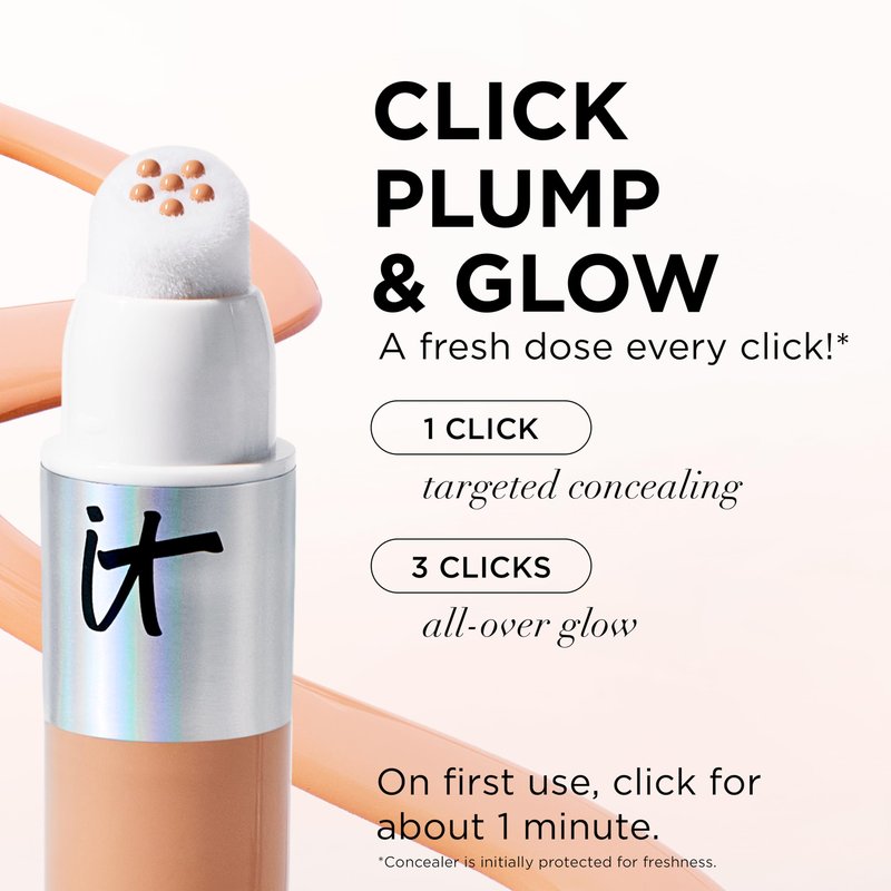 IT Cosmetics Do It All Radiant Concealer ­­– Makeup Concealer – Hydrate & Brighten – Creaseless Medium Coverage & Radiant Finish ­­– Niacinamide & Hyaluronic Acid - Light Warm, 0.2 Fl Oz