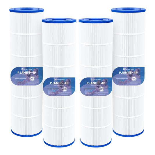 Future Way CV460 Pool Filter Cartridges Replacement for Jandy CV460, CL460, Replace Jandy R0554600, Pleatco PJAN115, Unicel C-7468, 4X115 sq.ft, 4 Pack