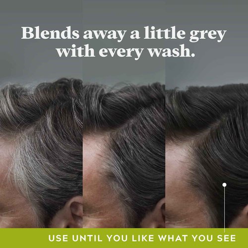 Just For Men Mustache & Beard, Beard Dye for Men with Brush Included & Control GX Grey Reducing Shampoo, Gradual Hair Color for Stronger and Healthier